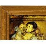In the parlour, Églomisé, 18th century