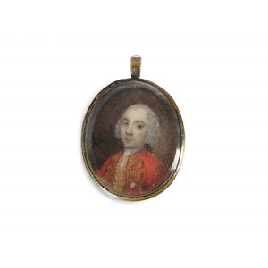 Portrait miniature of a nobleman, 18th century