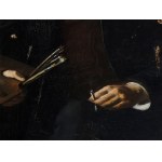 Self-portrait of the painter in the style of Mikael von Munkacsy