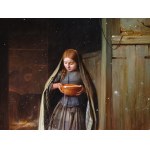 Xaver Schwegler, Švajčiarsko, 1832 - 1902, Prechádzka v zime