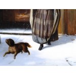 Xaver Schwegler, Švajčiarsko, 1832 - 1902, Prechádzka v zime