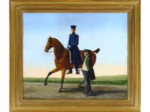 Franz Krüger, Großbadegast 1797 - 1857 Berlin, attributed, Russian officer on horseback