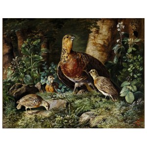 J. B. Schmid, 19th century, Quails
