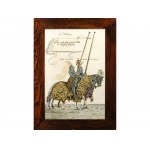 Maximilian cycle, 7 selected motifs in the style of the Middle Ages, 19th century