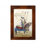 Maximilian cycle, 7 selected motifs in the style of the Middle Ages, 19th century