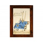 Maximilian cycle, 7 selected motifs in the style of the Middle Ages, 19th century
