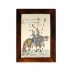 Maximilian cycle, 7 selected motifs in the style of the Middle Ages, 19th century