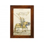 Maximilian cycle, 7 selected motifs in the style of the Middle Ages, 19th century