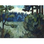 Karl Schmidt-Rottluff, Rottluff 1884 - 1976 Berlin, attributed, Forest Landscape