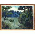 Karl Schmidt-Rottluff, Rottluff 1884 - 1976 Berlin, zugeschrieben, Waldlandschaft
