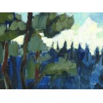 Karl Schmidt-Rottluff, Rottluff 1884 - 1976 Berlin, zugeschrieben, Waldlandschaft