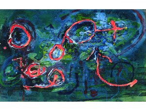 Joseph Duncan, né à Londres en 1920, peinture abstraite