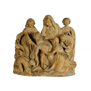 The Entombment, half relief, late Gothic around 1500