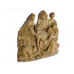 The Entombment, half relief, late Gothic around 1500