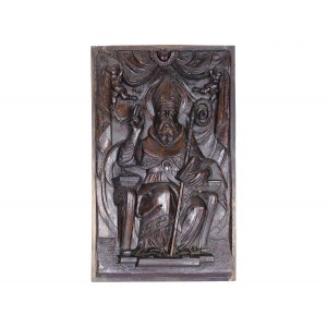 Relief of St Augustine, 17th century
