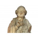 Heiligenfigur, süddeutsch, 17./18. Jahrhundert