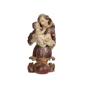 Bust of St Anthony with the Infant Jesus, Salzburg Master, around 1720