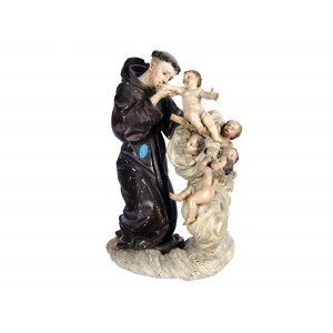St Anthony with Baby Jesus, Neapolitan group, 18th century