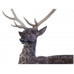 Sitting stag, Cartapesta