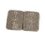 Cigarette box, around 1900/20, silver