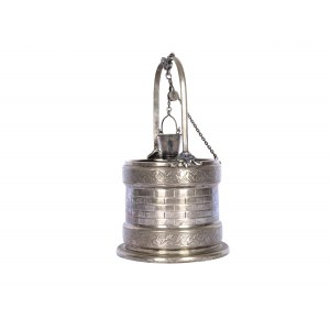 Vodka fountain, silver marked