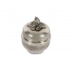 Small lidded box, silver marked
