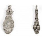 1 serving fork, 1 cake server, 1 ice-cream spoon & 1 small ladle, Netherlands, around 1900