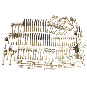 White metal cutlery