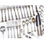 White metal cutlery