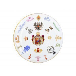 Porcelain plate, Jos. Böck mark, Vienna, around 1900