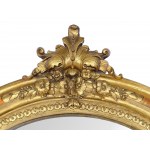 Oval mirror, 19th century