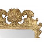 Baroque wall mirror, around 1880