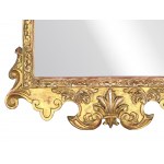 Baroque wall mirror, around 1880
