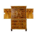 Top-mounted chest of drawers, North German or English, mid 18th century