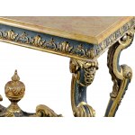 Highly elegant console table in the style of the period around 1740/50, around 1880