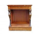 Console table with sphinxes & mirror, Empire around 1900