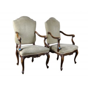 Pair of armchairs, 18th century Baroque style, Venice