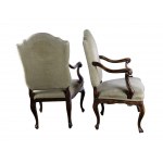 Pair of armchairs, 18th century Baroque style, Venice