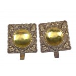 Pair of wall appliqués