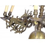 Polish chandelier, 12 flames, 19th century
