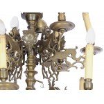 Polish chandelier, 12 flames, 19th century