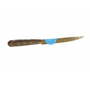 Letter opener with wooden handle, Turkey?