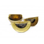 Metal parts - ashtrays?, in the style of Auböck or Rohatsch