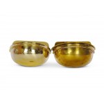 Metal parts - ashtrays?, in the style of Auböck or Rohatsch
