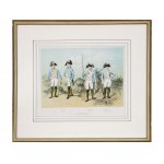 3 motifs militaires sélectionnés, Life Guards Regiment &amp; Infantry