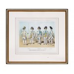 3 motifs militaires sélectionnés, Life Guards Regiment &amp; Infantry