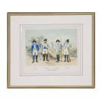 3 motifs militaires sélectionnés, Life Guards Regiment &amp; Infantry