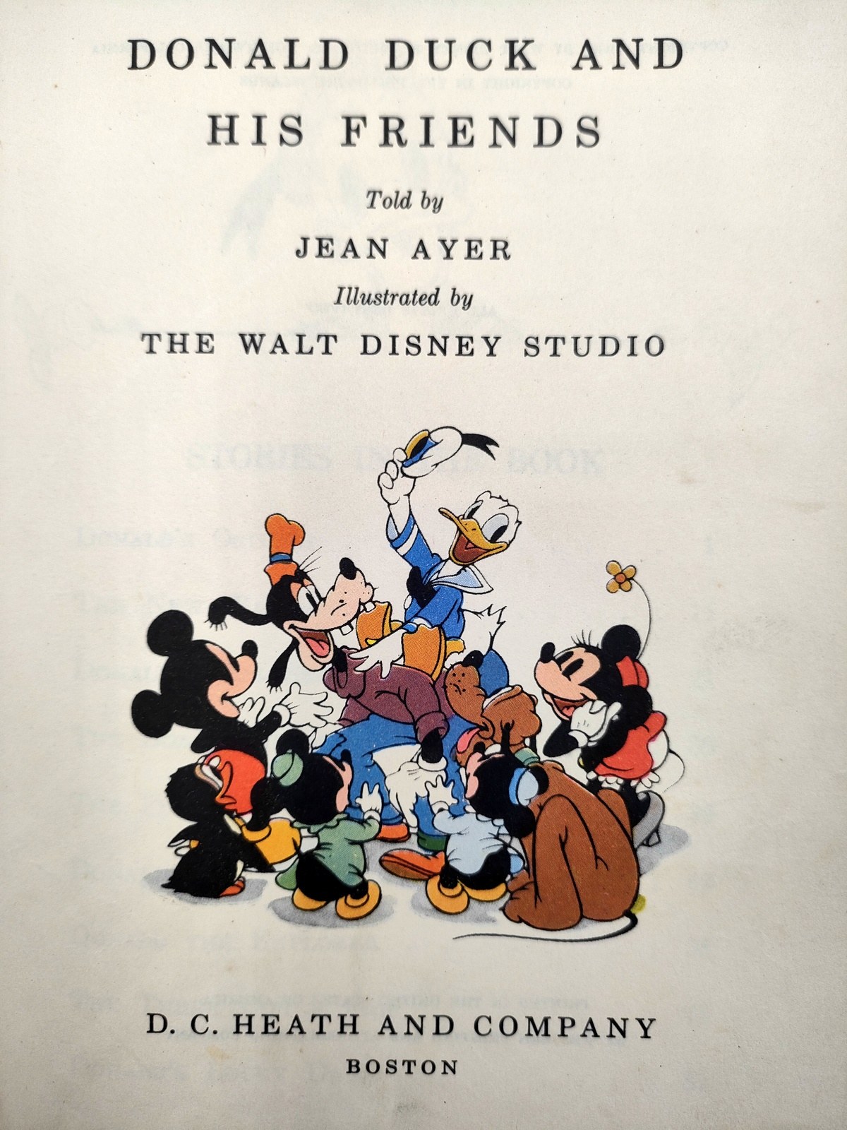 Walt Disney - Donald Duck and his Friends - First Edition
