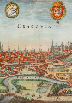Matthäus Merian (1593 Bazylea - 1650 Schwalbach), Kraków, 1638