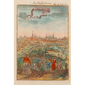 Alain Manesson Mallet (1630 - 1703), Cracovie/ch. De Cracovie, 1686